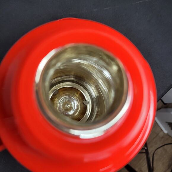 Vintage Aladdin's Vanguard 32C-Cup Quart Thermos Bottle Black Diamond Design 12" - Picture 5 of 9